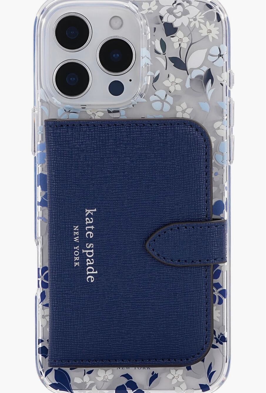 Kate Spade Morgan MagSafe Wallet Navy NWT
